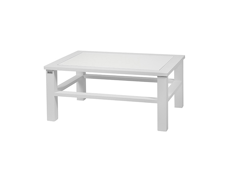 Mesa de centro blanca minimalista - Modelo Olimpia central,ofrece diseño contemporáneo y funcional, perfecta para salones modernos o áreas de recepción