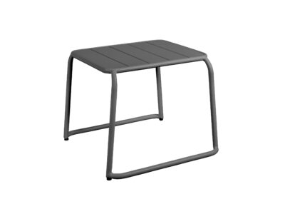 Mesa auxiliar Greta de Balliu — mesa baja de exterior apilable, resistente y funcional para hostelería y jardines