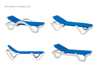 Replacement fabric for Balliu resin sun lounger